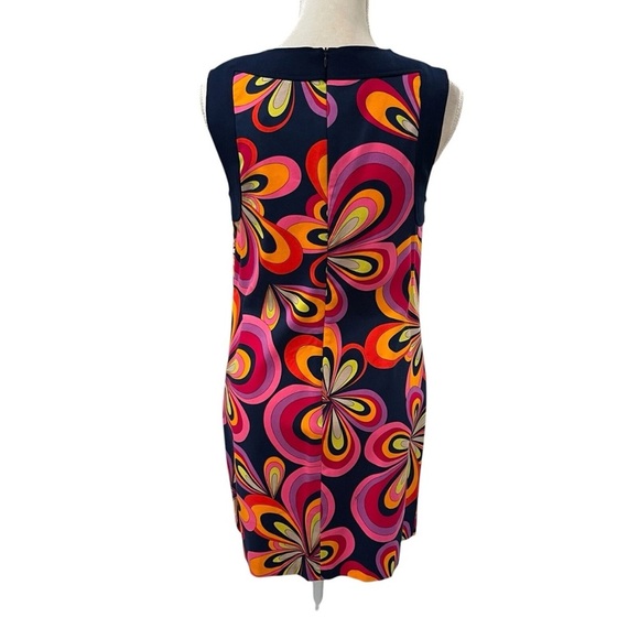 Trina Turk NWT Size 4 Multicolor Bold Floral Print Bev Sleeveless Dress $298 - Picture 6 of 11